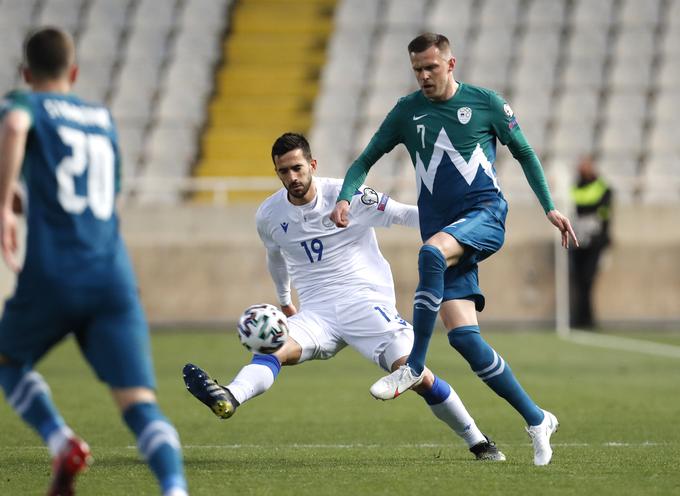 Josip Iličić je bil eden redkih razpoloženih slovenskih reprezentantov v Nikoziji. | Foto: Guliverimage/Vladimir Fedorenko