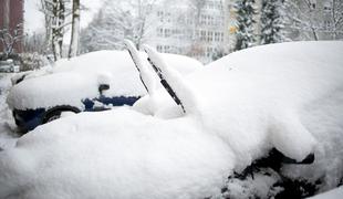 V Ljubljani več kot meter snega