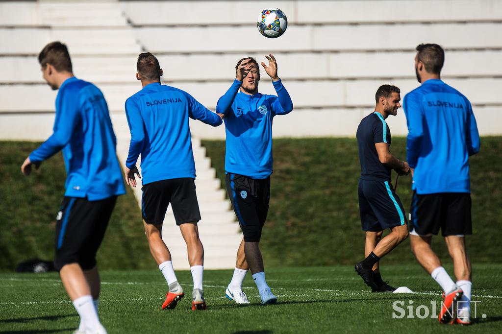 Slovenska nogometna reprezentanca Trening Brdo