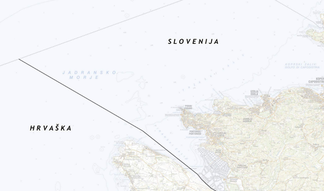 Vlada objavila zemljevide: tu so mejo s Hrvaško postavili arbitri #foto