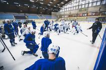 slovenska hokejska reprezentanca, risi, trening, Matjaž Kopitar