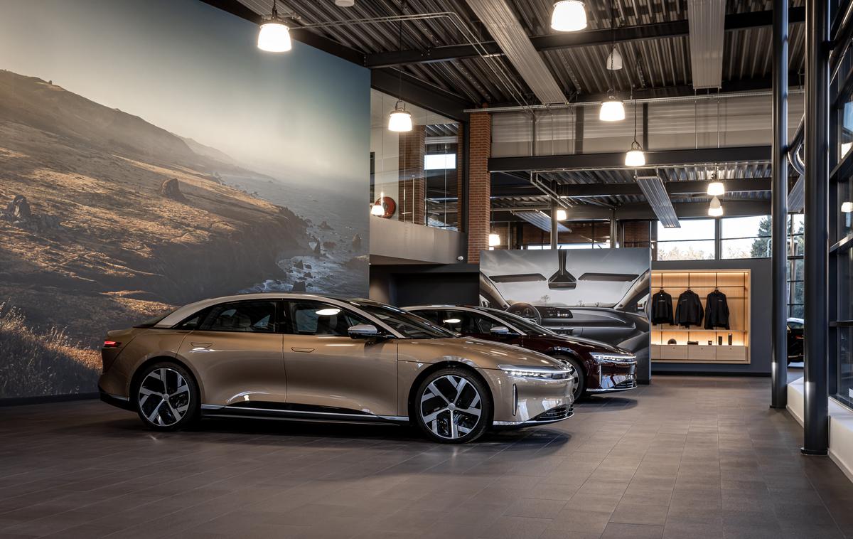 Lucid Motors Air | Notranjost novega prodajnega salona Lucid Air na Nizozemskem | Foto Lucid Motors