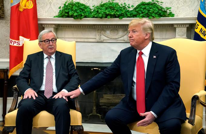 Jean Claude Juncker in Donald Trump | Foto: Reuters