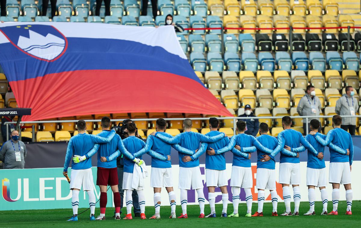 Češka Slovenija U21 | Mlada slovenska reprezentanca je v Celju osvojila prvo točko na Euru. | Foto Vid Ponikvar