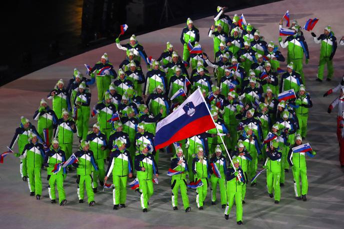 Otvoritvena slovesnost Pjongčang Slovenija Vesna Fabjan Mimohod | Foto Getty Images