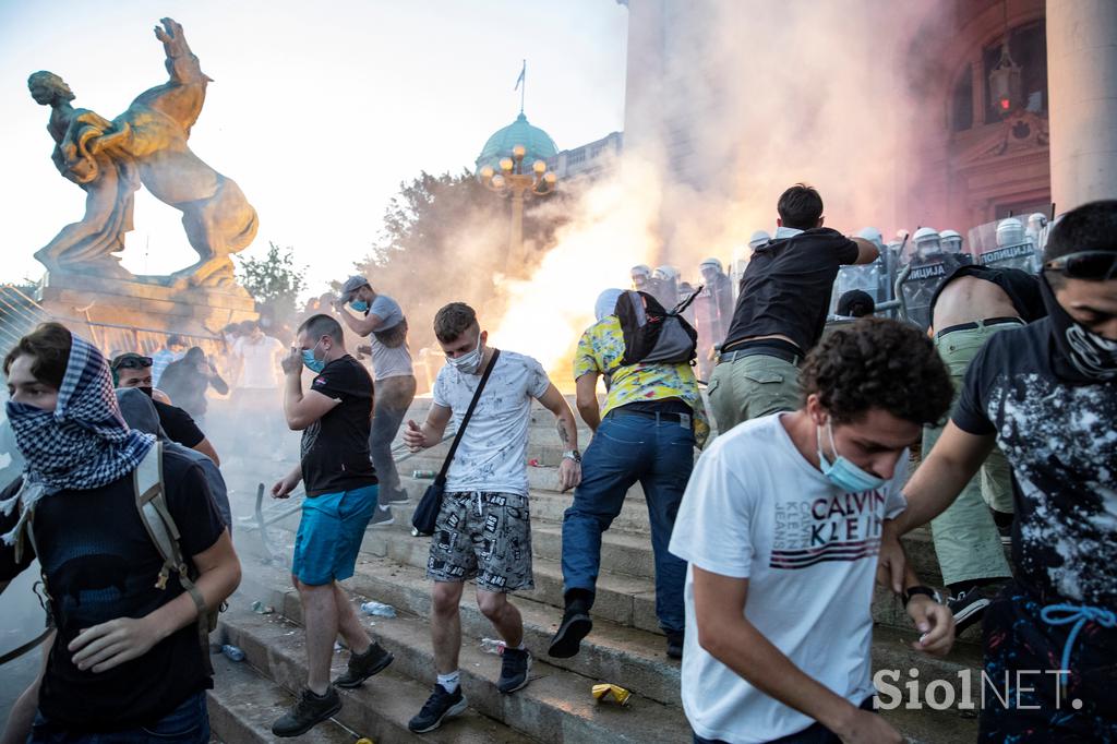 Protesti v Beogradu