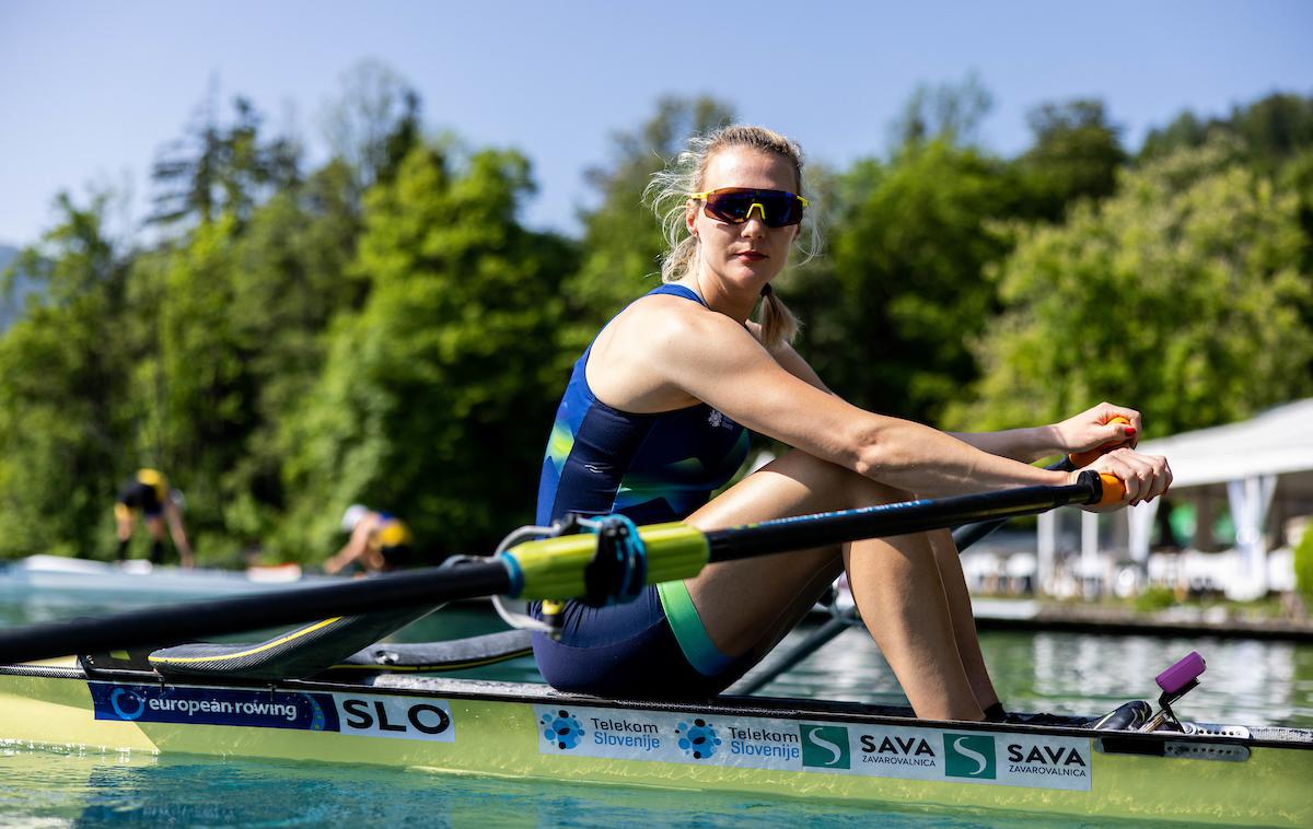 Nina Kostanjšek | Veslačica Nina Kostanjšek je bila z dvema naslovoma v članski kategoriji najboljša posameznica letošnjega državnega prvenstva v veslanju.  | Foto Vid Ponikvar/Sportida