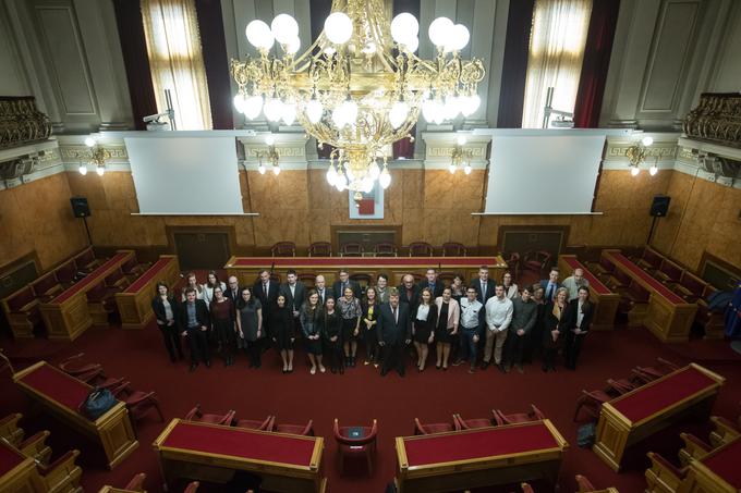 Podelitev Jesenkovih nagrad na Biotehniški fakulteti.  | Foto: Željko Stevanić / IPF