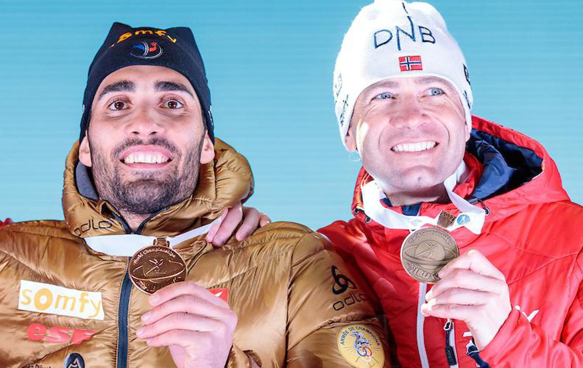 Martin Fourcade Ole Einar Bjoerndalen | Foto Sportida