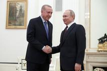 Recep Tayyip Erdogan in Vladimir Putin