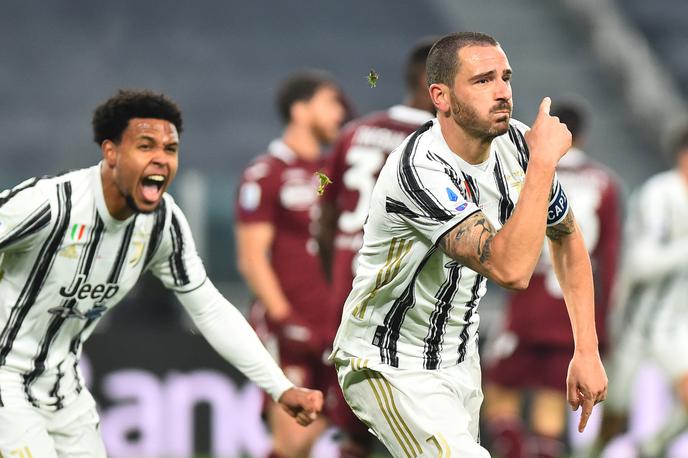 Leonardo Bonucci Juventus Torino | Juventus po tesni zmagi nad Torinom ostaja neporažen v serie A. | Foto Reuters