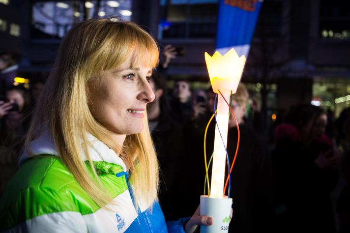 Slovenska olimpijska bakla v Mariboru | Foto Aleš Fevžer