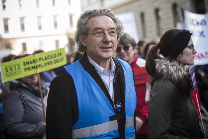 Branimir Štrukelj | Branimir Štrukelj, glavni tajnik SVIZ Slovenije, ne skriva ambicij po povečevanju lastništva v Delavski hranilnici. Sedaj bo dobil novega pomembnega solastnika. | Foto STA