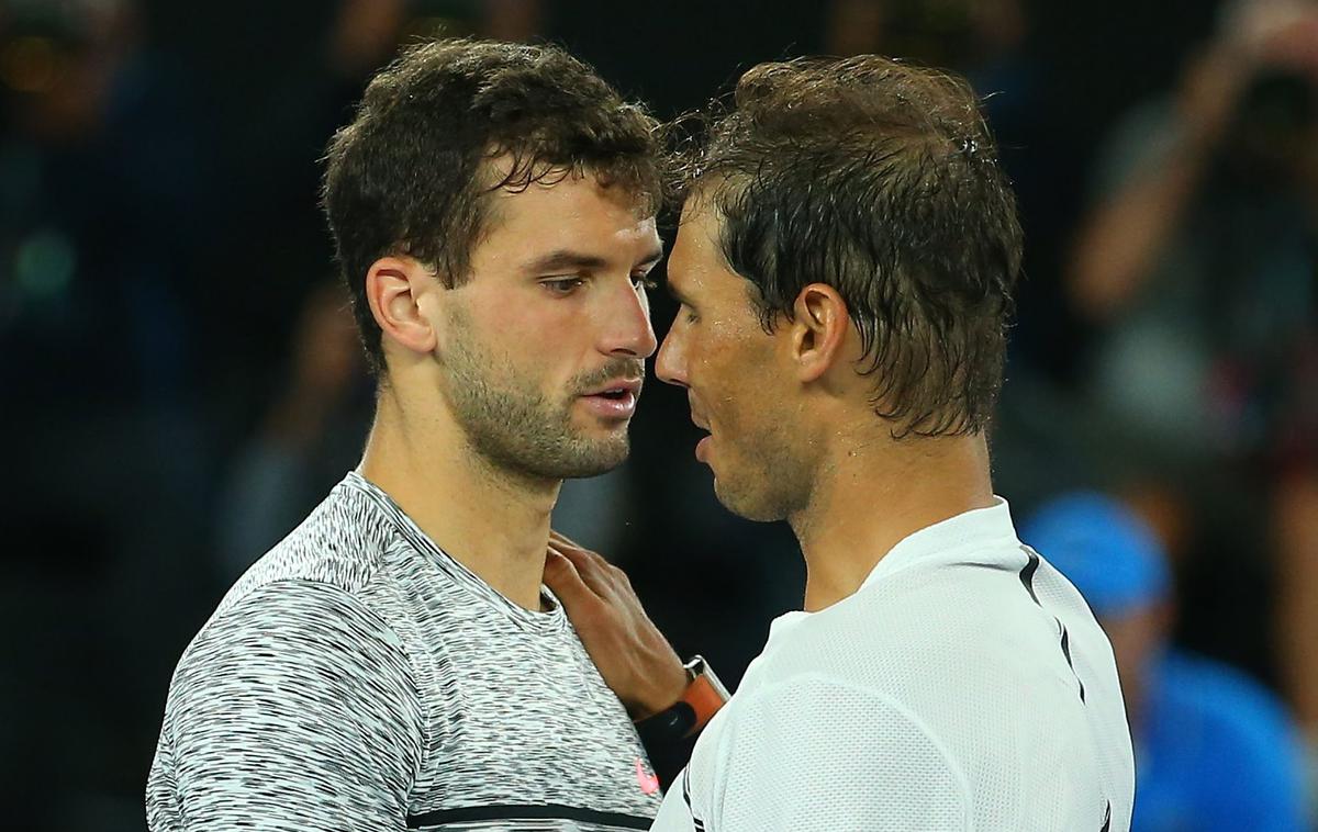 Rafael Nadal in Grigor Dimitrov | Foto Guliver/Getty Images