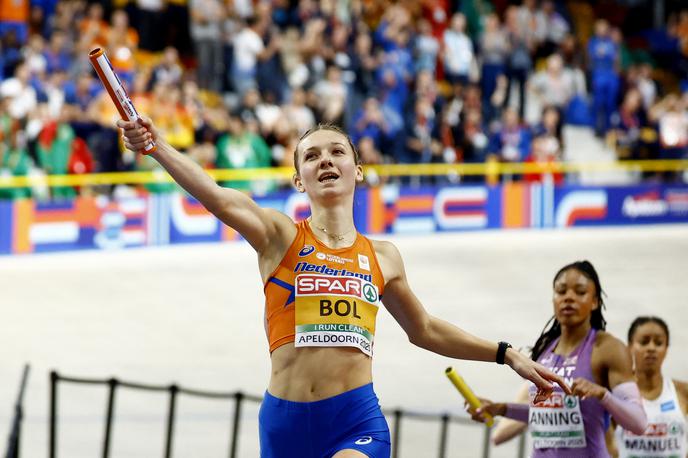 Femke Bol | Nizozemska šampionka Femke Bol je osvojila dve zlati kolajni. | Foto Reuters