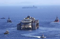 Costa Concordia na svoji zadnji poti (video in foto)