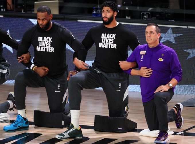 LeBron James, Anthony Davis in Frank Vogel. | Foto: Getty Images