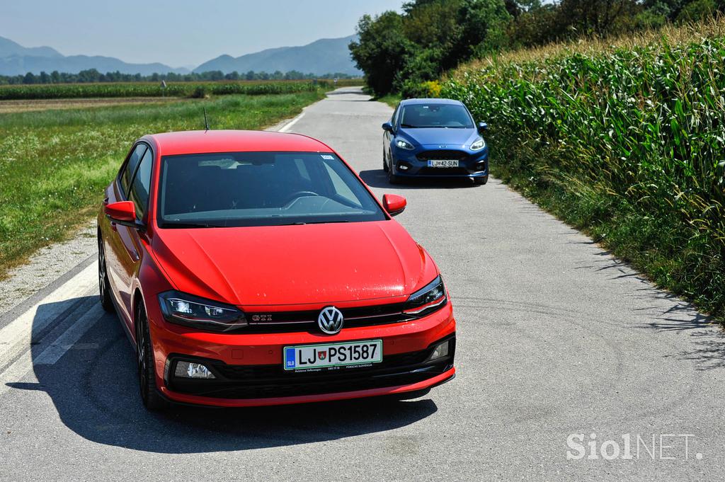 Volkswagen polo GTI in ford fiesta ST