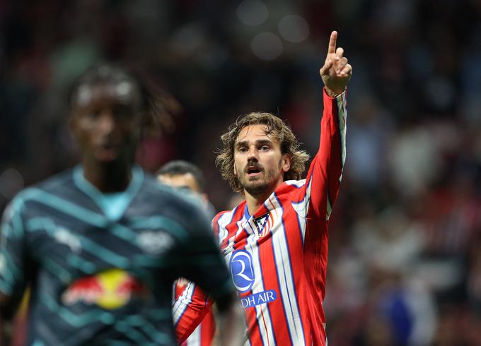 Antoine Griezmann je v 28. minuti po atraktivnem zadetku izenačil na 1:1. | Foto: Reuters