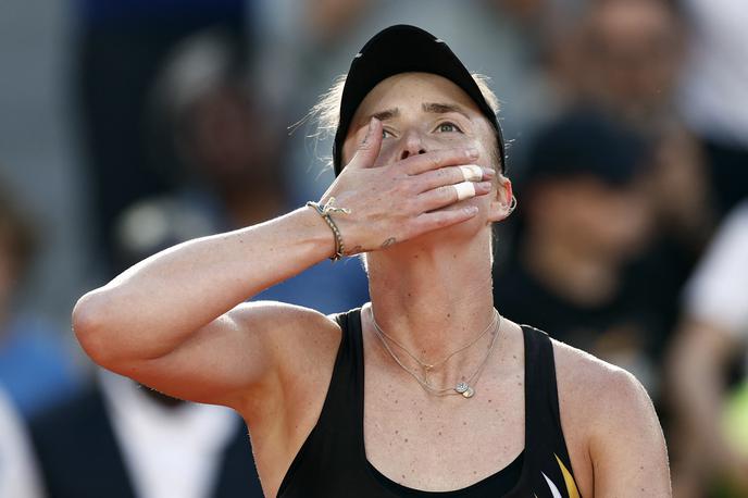 Elina Svitolina | Elina Svitolina se je prvič kot mama uvrstila v drugi teden velikega turnirja. Njen mož je nekdanji francoski teniški as Gael Monfils. | Foto Reuters