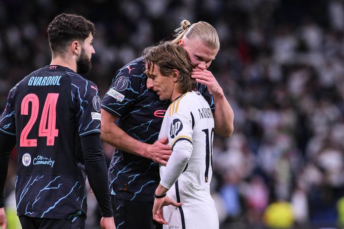 Lani je Real po izvajanju 11-metrovk izločil Manchester City. Luka Modrić je napredoval, Erling Haaland in Joško Gvardiol pa izpadla. | Foto: Guliverimage