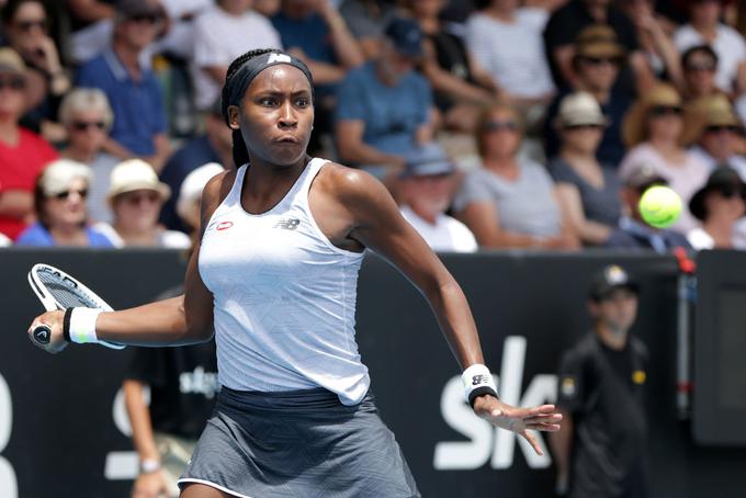 Coco Gauff je ena najbolj perspektivnih igralk mladega rodu. | Foto: Gulliver/Getty Images