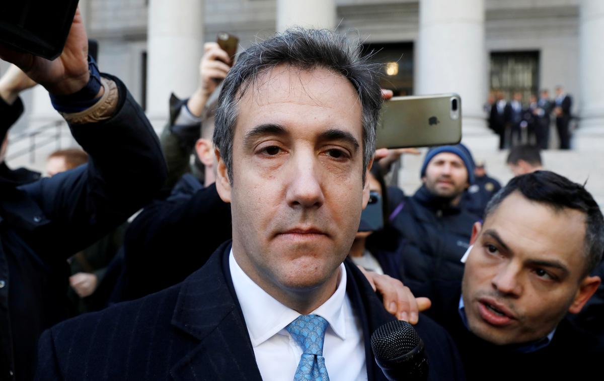 Michael Cohen | Cohen dokončuje knjigo o svojih dolgih letih sodelovanja s Trumpom, ki jo želi objaviti še pred letošnjimi volitvami. Trumpovi odvetniki skušajo izdajo knjige preprečiti, čeprav je Cohen povedal že veliko. | Foto Reuters