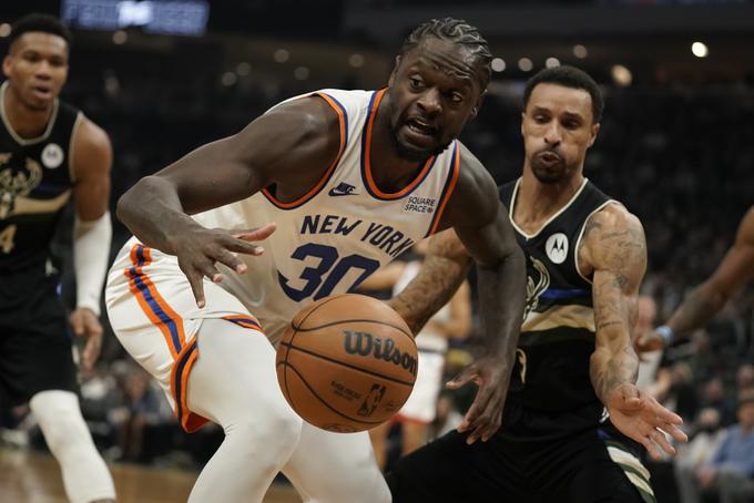 Julius Randle, ključni mož ob zmagi New York Knicks pri prvakih. | Foto: Guliverimage/Vladimir Fedorenko