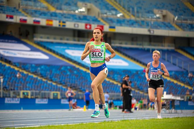 Klara Lukan je bila v teku na 3000 metrov 14. | Foto: Peter Kastelic/AZS