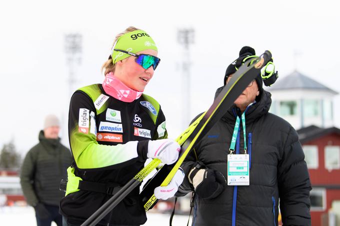 Anamarija Lampič ima v novi sezoni že eno drugo mesto. | Foto: Gulliver/Getty Images