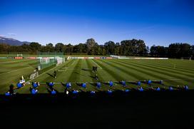 Slovenska nogometna reprezentanca trening