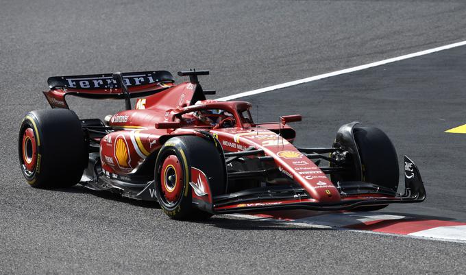 Charles Leclerc z osmega mesta na četrto. | Foto: Reuters