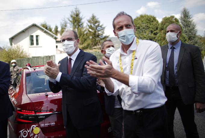 Direktor Dirke po Franciji Christian Prudhomme si želi, da bi Dirka po Franciji prihodnje leto potekala brez zaščitnih mask. | Foto: Reuters