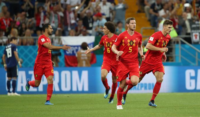 Rdeči vragi se bodo v četrtfinalu pomerili z Brazilijo. | Foto: Reuters