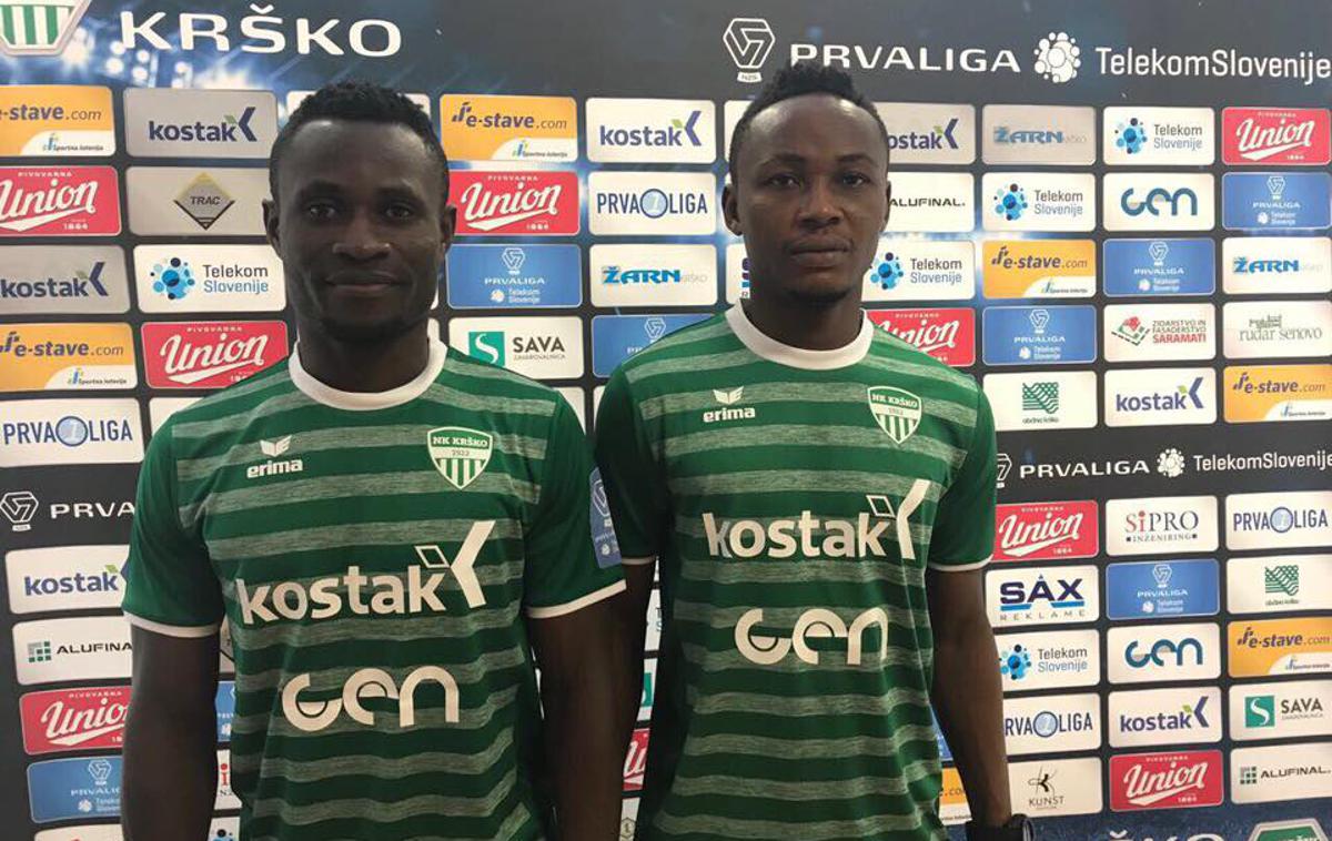 Mensah Samuel Koney, Stephen Wiredu | Mensah Samuel Koney in Stephen Wiredu v dresih Krškega | Foto NK Krško