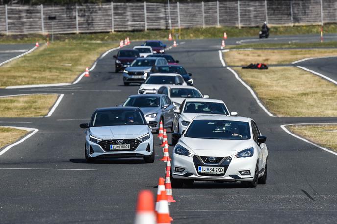 Prima test 2022 | Na testu so citroën C3, dacia sandero, ford fiesta, hyundai i20, mitsubishi spacestar, nissan micra, opel corsa, peugeot 208, renault clio, seat ibiza, škoda fabia, toyota yaris in volkswagen polo.   | Foto PRIMA