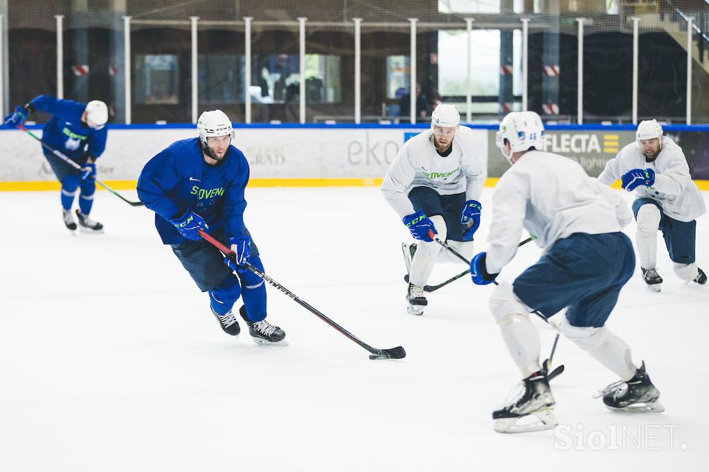 slovenska hokejska reprezentanca, trening, Bled