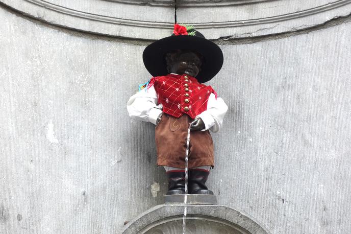 Deček, ki lula, Manneken Pis, Bruselj | Foto STA