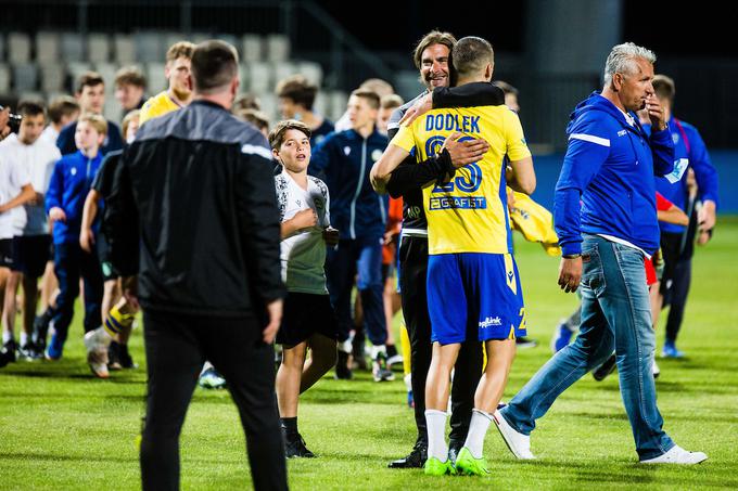 Predlani je kot pomočnik trenerja Kopra pomagal kanarčkom do obstanka v 1. SNL po dramatični povratni tekmi dodatnih kvalifikacij proti Krki (2:3). | Foto: Grega Valančič/Sportida