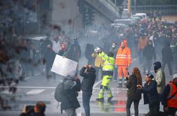 Vodjo protestov v Trstu izgnali iz Rima