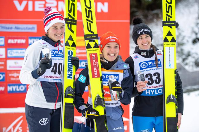 Urša Bogataj je poskrbela za edine stopničke letošnje sezone. | Foto: Guliverimage/Vladimir Fedorenko