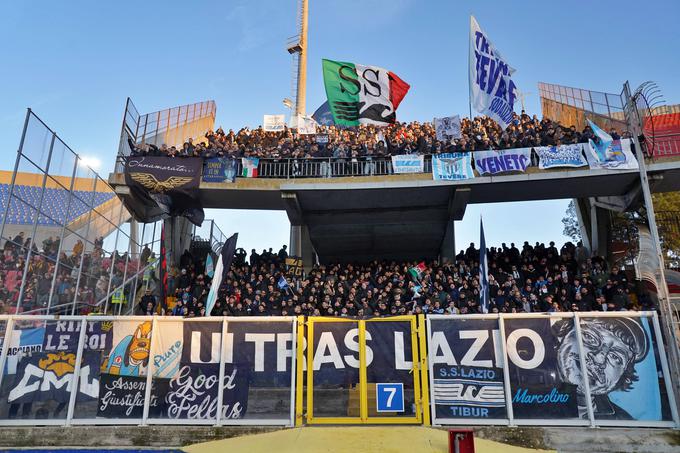 Navijači Lazia so na gostovanju v Lecceju zakuhali škandal. | Foto: Guliverimage/Vladimir Fedorenko