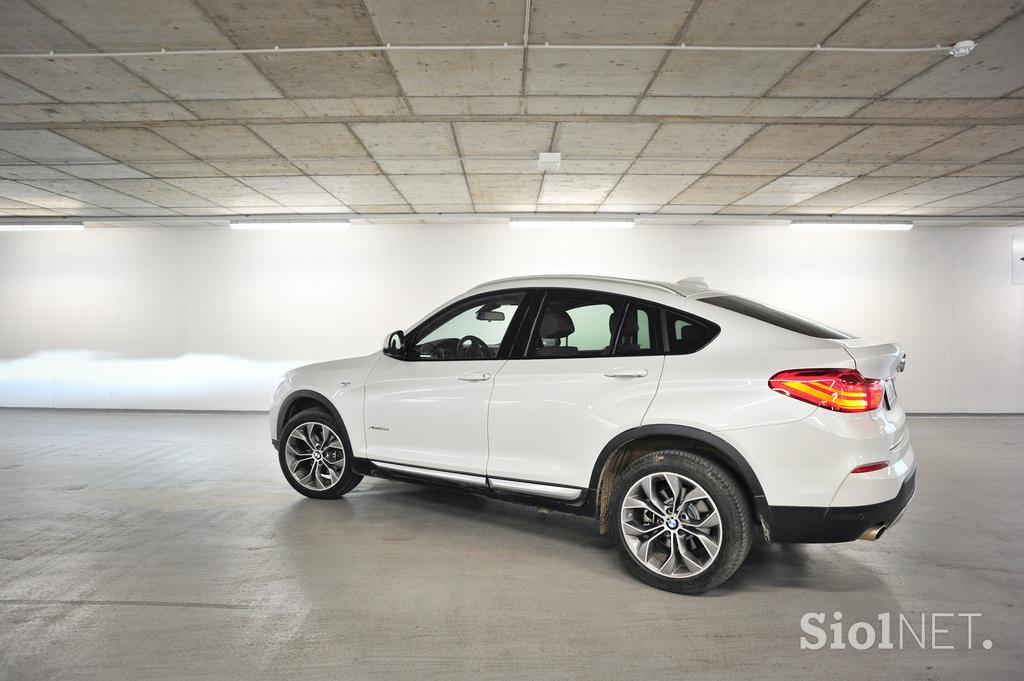 BMW X4 2,0d Xdrive - fotogalerija testnega vozila