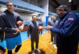 trening slovenska košarkarska reprezentanca