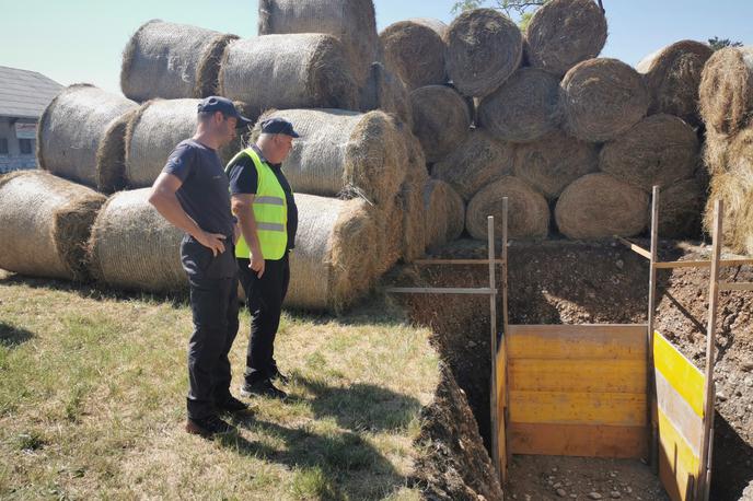 Nova Gorica, priprave, odstranitev, letalska bomba | Priprave so v polnem teku.  | Foto Ervin Ćurlić / Regijski štab CZ za severno Primorsko