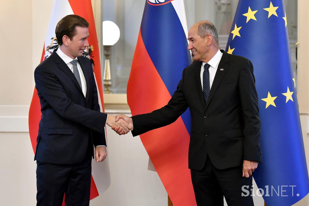 Janez Janša, Sebastian Kurz