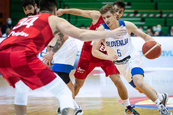 Hrvaška Slovenija Rupnik | Luka Rupnik najboljše švedske igralce pozna iz španske lige. | Foto Vid Ponikvar/Sportida