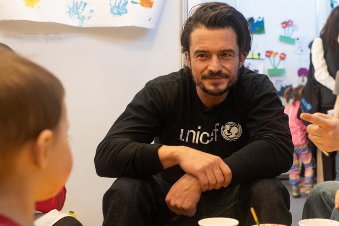 Orlando Bloom Ukrajina begunci | Foto UNICEF/Vincent Tremeau