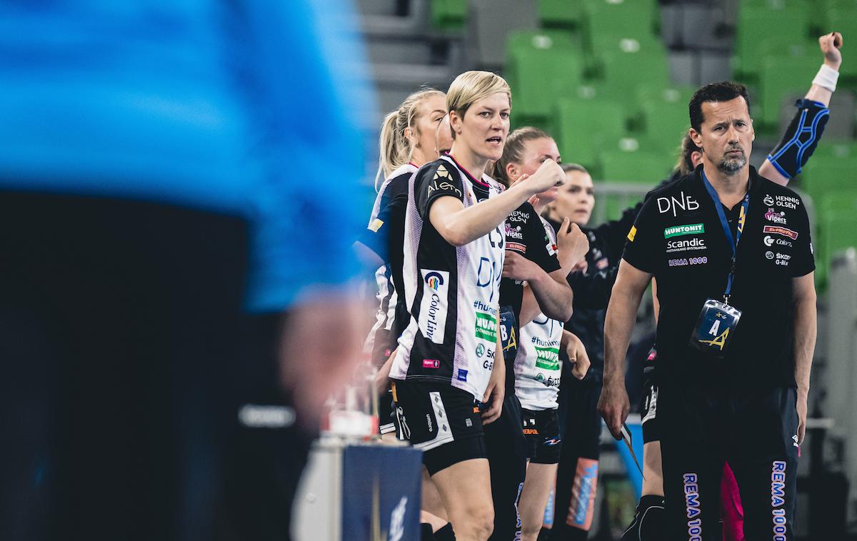 Liga prvakinj, četrtfinale: Krim Mercator - Vipers Kristiansand | Nove prvakinje so letos igrale tudi v Stožicah s Krimom. | Foto Grega Valančič/Sportida