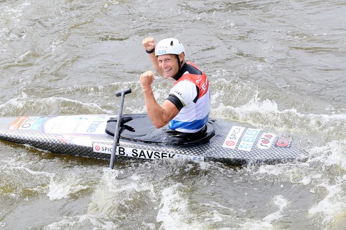 Benjamin Savšek po zmagi v Pragi. | Foto: Nina Jelenc